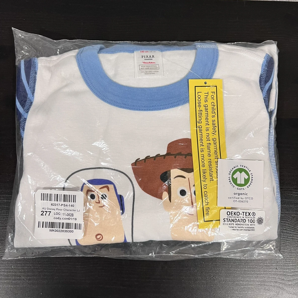 NEW Hanna Andersson Long John Disney Pixar Toy story Woody pajamas