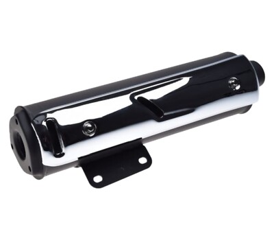 Schalldämpfer Auspuffanlage für Roller LONGJIA SHARPY QT-4 QUANTUM KINGWAY 50 2T
