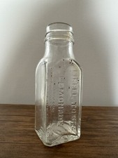 Vintage Glass Eiffel Tower Lemonade Bottle - Foster Clark Ltd Maidstone