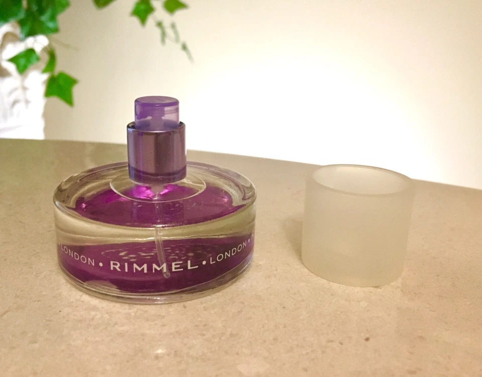 Новый Rimmel London Flirt 1 унц духи спрей туалетная вода Coty винтажный фиолетовый - Изображение 2 из 4