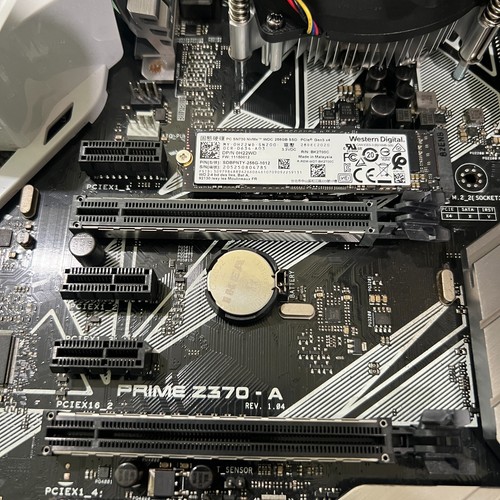 ASUS PRIME Z370-A ATX Motherboard Combo! i5-9600K •32GB RAM •256GB NVMe W11Pro - Afbeelding 3 van 15
