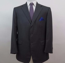 Bespoke Hippolito Exceptional Loro Piana Striped Blazer Jacket Sport Coat 44 R