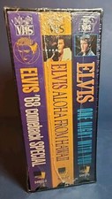 Elvis Presley NEW The Concert Collection VHS TAPES  ALOHA FROM HAWAII