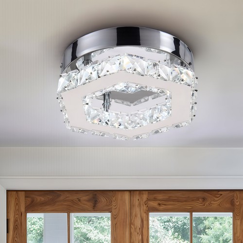 LED Ceiling Crystal Light Luxury Chandelier Pendant Lamp Island Bedroom Lighting - Picture 260 of 334