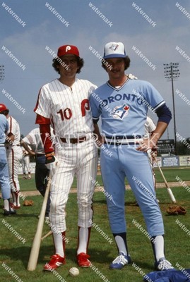 GN227 Larry Bowa - Jim Clancy Phillies Blue Jays 8x10 11x14 16x20 24x36 Photo