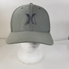 Hurley Hat Cap Size L/XL Flex Stretch Fitted Gray