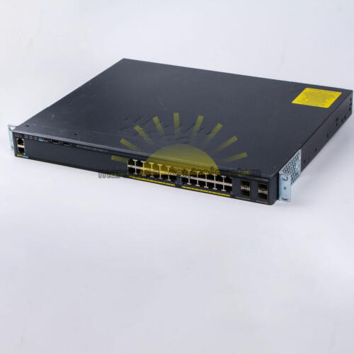 ONE Used Cisco WS-C2960X-24PS-L Catalyst 2960-X 24 Port PoE Switch - Picture 2 of 10