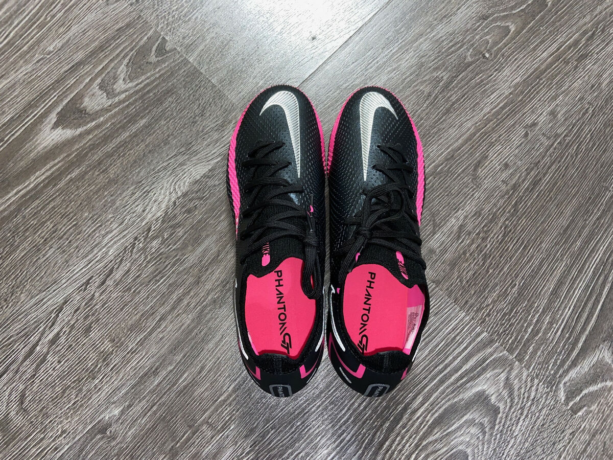 Nike Phantom GT Elite FG Black Pink ACC Men's Size 7 Soccer Nike Phantom GT Elite FG Black Pink ACC Men's Size 7 Soccer