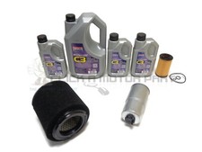 Jeep Compass 2.2 10-15 Service Kit Oil Air Diesel Fuel Filter & 5w30 Engine Oil