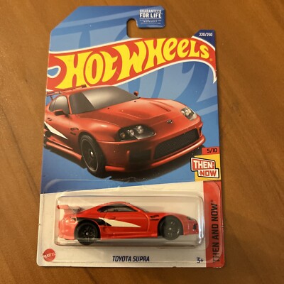 Hot Wheels Then And Now 1995 Toyota Supra Red Black White Greddy Tampo