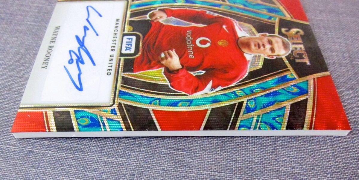 2023-24 Panini FIFA Wayne Rooney RARE Peacock Autograph