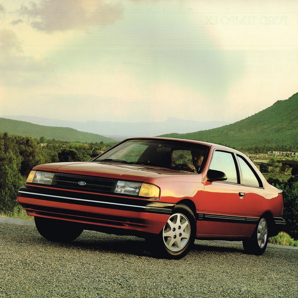 1989 FORD TEMPO Brochure / Catalog / Flyer: LX,GL,GLS,2300 HSC,4WD