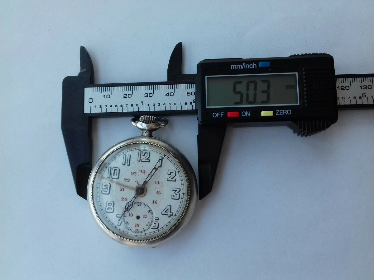 POCKET WATCH ALARM 1049 VINTAGE MONTRE UHR OROLOGIO RARE COLLECTORS RELOJ