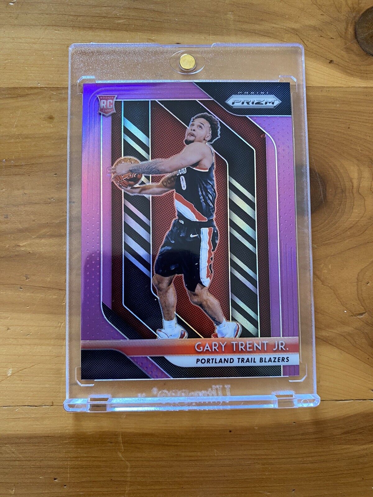2018-19 Prizm Gary Trent Jr Purple Prizm Rookie RC /75 Raptors