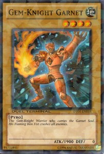 Gem-Knight Garnet - DT05-EN016 - Parallel Rare - Duel Terminal x1 - Near Mint