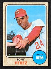 1968 Topps Baseball #130 Tony Perez Cincinnati Reds