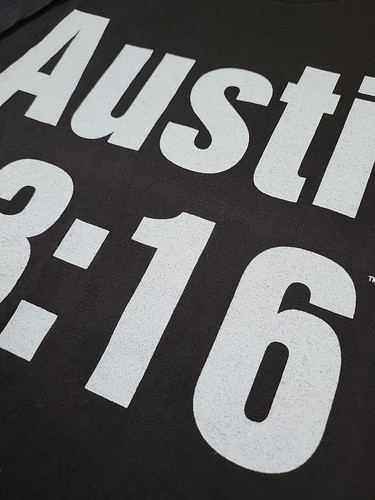 Vintage 1997 Stone Cold Steve Austin 3:16 T-Shirt, Size (L), 21x30" - Picture 11 of 20
