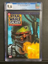 Star Wars Galaxy Magazine #6 CGC 9.6 WP Boba Fett Cover Twin Engines of Destruct