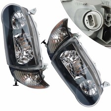 For 2001-2002 Toyota Corolla Headlights Set w/Corner Signal Headlamps Left+Right