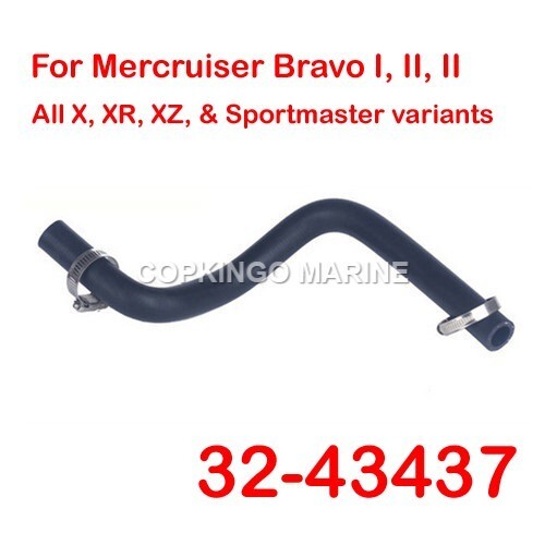柏水 Water intake pipe For Mercruiser Bravo I, II, II Drives X XR XZ 32