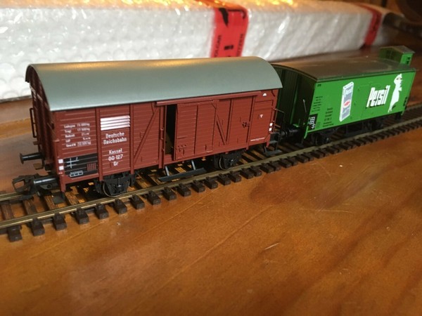 Märklin 46821 y 94018. 2 vagones DRG para corriente alterna y sin cajas