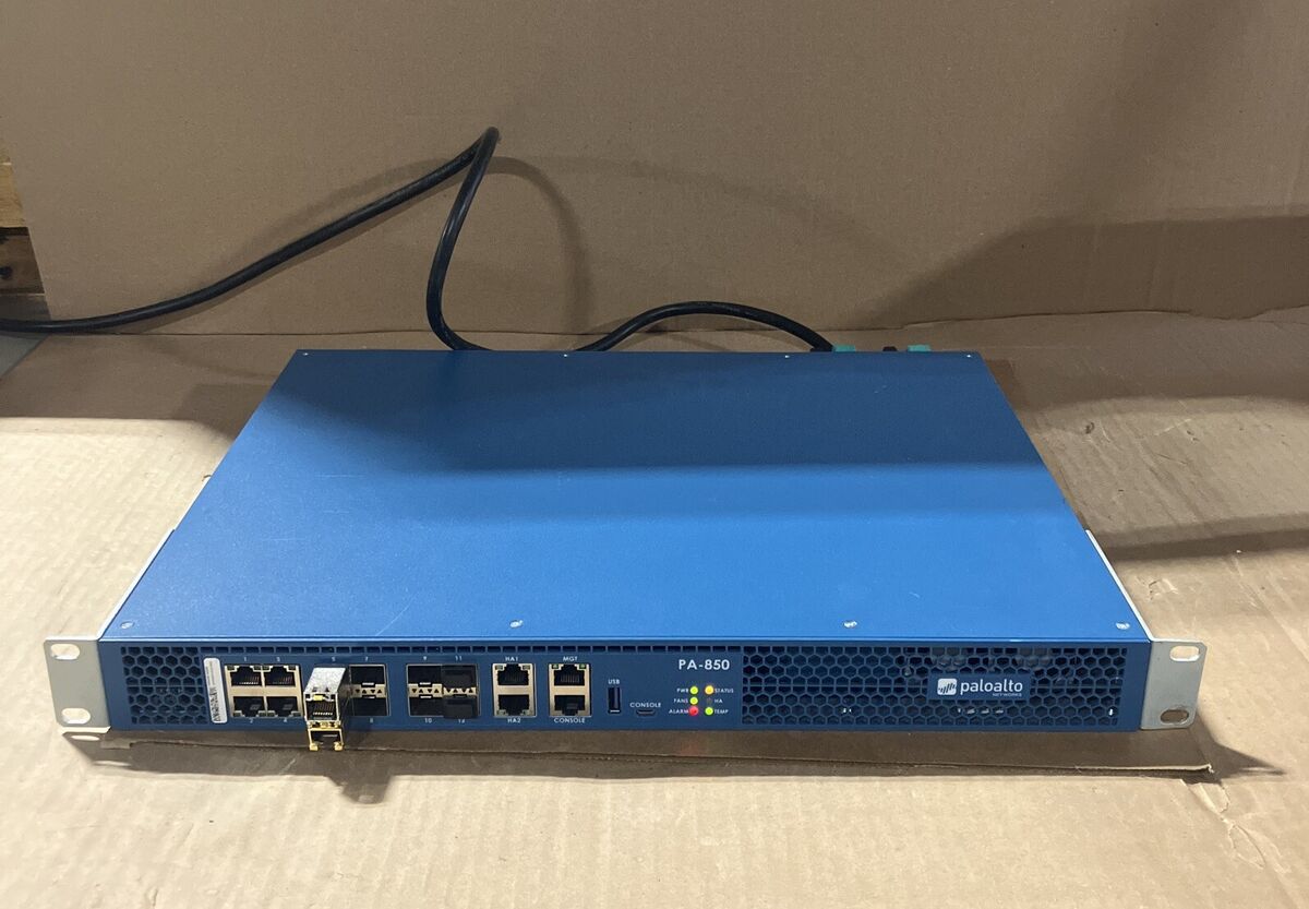 Palo Alto PA-850 Firewall NO License Or Cables | eBay