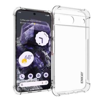 ESONG Cover Magnetica Glitter per Google Pixel 8A,Custodia Ultra Sottile Per Ragazze Donne compatibile con MagSafe,Antiurto Silicone Morbido Trasparente Protettiva Case Shell Viola