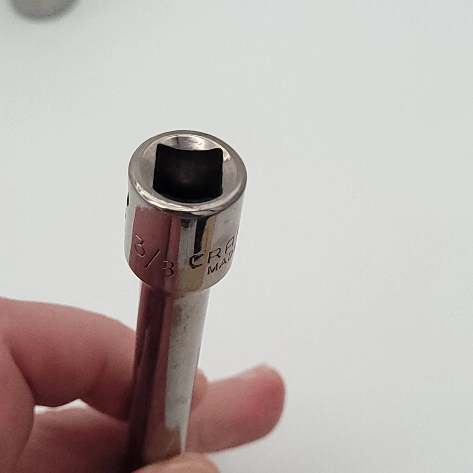 Craftsman G2 12 Point Deep Socket 3/8" Drive 7 Pk Lot & 6" Extension -H- 44261 - Image 4 of 4