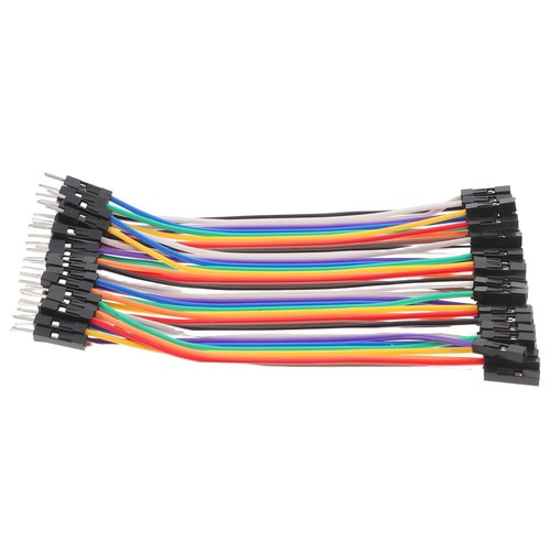 40pcs 10cm 2.54mm Male to Male Color Jumper Wires Cables Compatible for Breadboa - 第 19/22 張圖片
