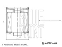 Blue Print Kraftstofffilter FüR Mercedes-Benz Sprinter 3-T Kasten 313 CDI 311