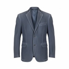 Zara Man Men's Gray Textured Knit Two Button Jacket Blazer Size US 40/EU 50