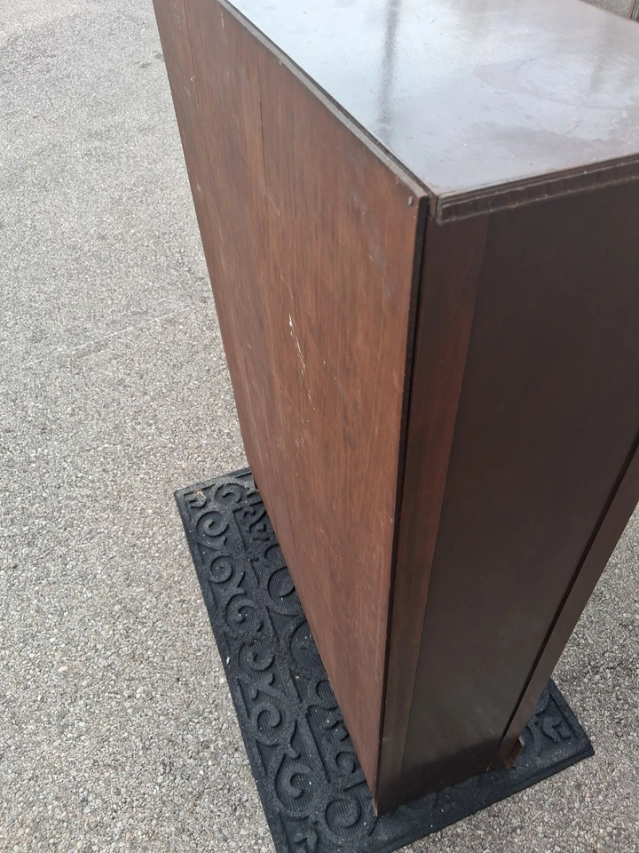 Старинный двойной двери стекла передней книжный шкаф хорошее состояние товара - Изображение 3 из 4