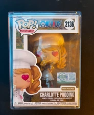 Funko Pop! Supreme LE: One Piece - Charlotte Pudding #2136 + Premium Pop! Protec