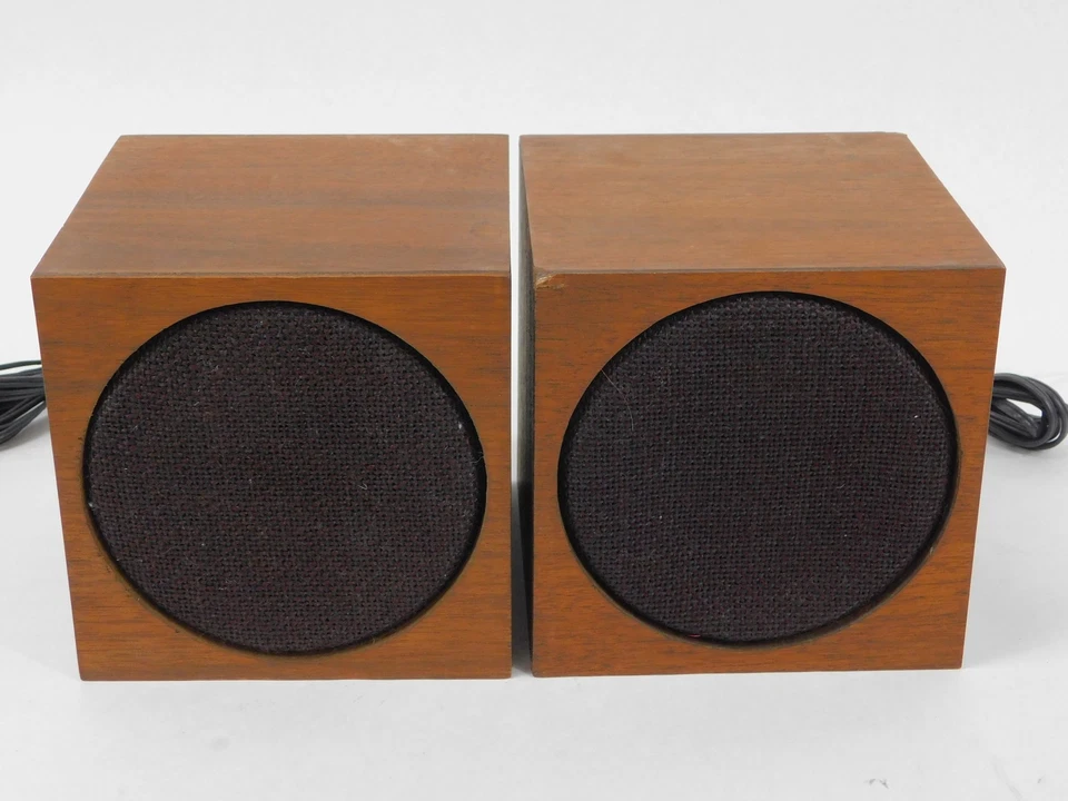 Altavoces de estantería Ampex 414 vintage cubo de 6" gama completa (muy bonitos) Foto 2 de 4