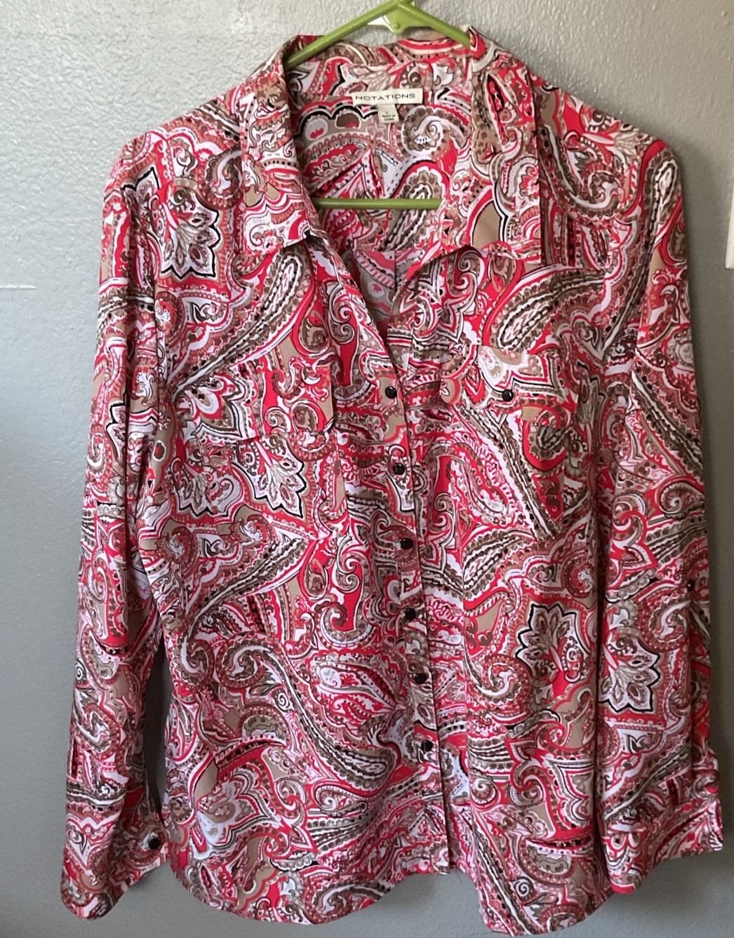 Notations women’s multicolored Pattern Pattern si… - image 1