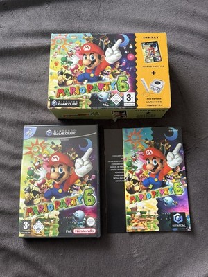 Mario Party 6 (Nintendo GameCube) inkl.  OVP & Mikrofon  