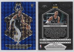 Victor Wembanyama 2023 Mosaic #238 Blue /199 Price Guide - Sports 