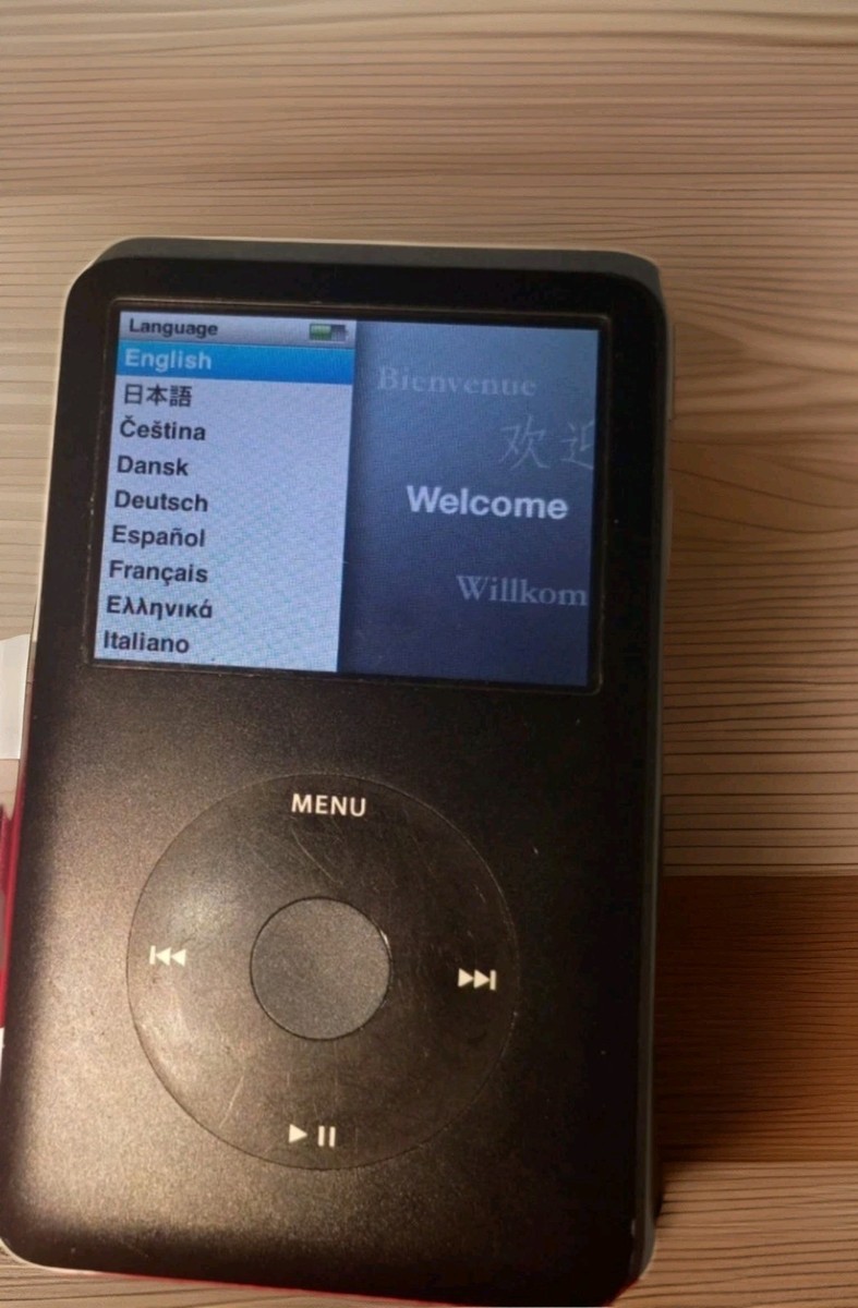 Apple iPod Classic 6th Generation 80GB MP3 Player Black & SILVER
