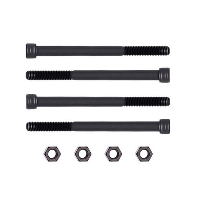 4 Pcs Leaf Spring Center Bolt - 3/8 x 5'' Fine Threaded Leaf Bolts with