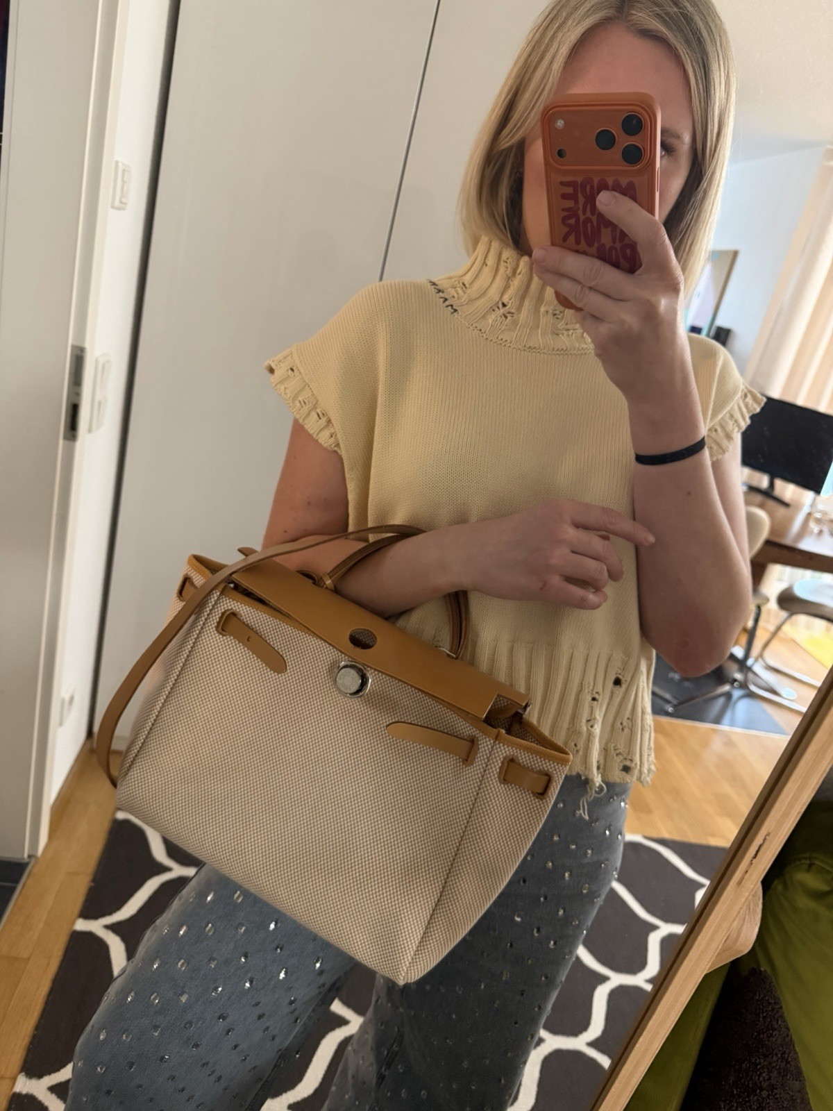Hermès Hermes Herbag Zip 31 Return Toile Criss Viking Bag