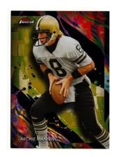 2024 Topps Finest Gold Refractor #136 Uncommon Archie Manning /25 (COLOR MATCH)