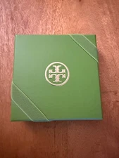 Tory Burch Small Box With Elastic Band, 4.75 x 4.75 x 1.25