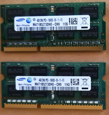 8GB (2x4GB) DDR3 RAM Memory PC3-12800 1600MHz laptop. SODIMM.