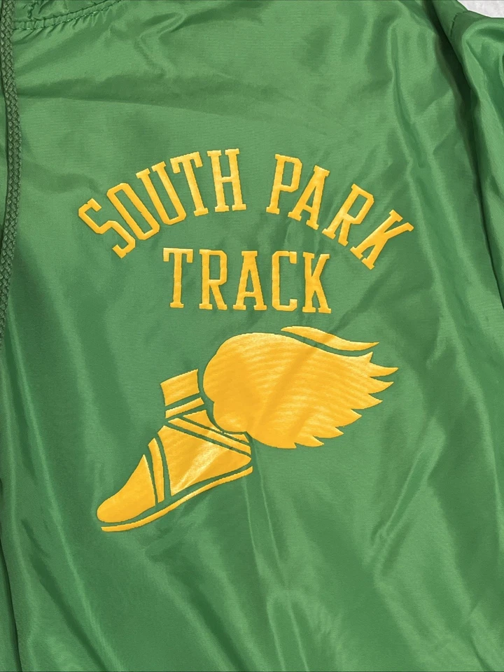 Vtg 70s Russell Athletic Gold Tag 1/4 Zip South Park Track Jacket Hoodie Size M - Image 3 of 4