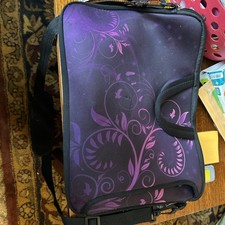 Neoprene Laptop Bag Sleeve with Side Pocket  Shoulder Strap Fit 15" to 17.3"