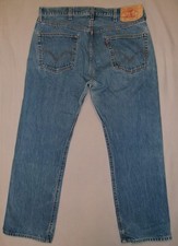 VTG Y2K LEVIS JEANS 501 40" X 32" BLUE DENIM BUTTON FLY LEVI'S DATED 2004 501s
