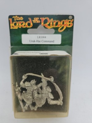 Harlequin Miniatures LOTR URUK HAI Command Lr1004.  New 168