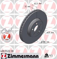 2x Bremsscheibe FORMULA S ZIMMERMANN 400.5522.30 für MERCEDES KLASSE C205 W205 2x Bremsscheibe FORMULA S ZIMMERMANN 400.5522.30 für MERCEDES KLASSE C205 W205
