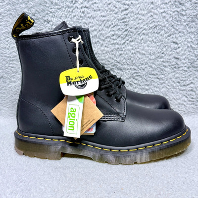 Dr Martens 1460 Slip Resistant Mens Size 10 Ankle Work Boots Black Leather 8-Eye