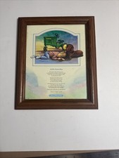 American Memory Prints John Deere Model Matted Framed & Glass 12x10 Inches.